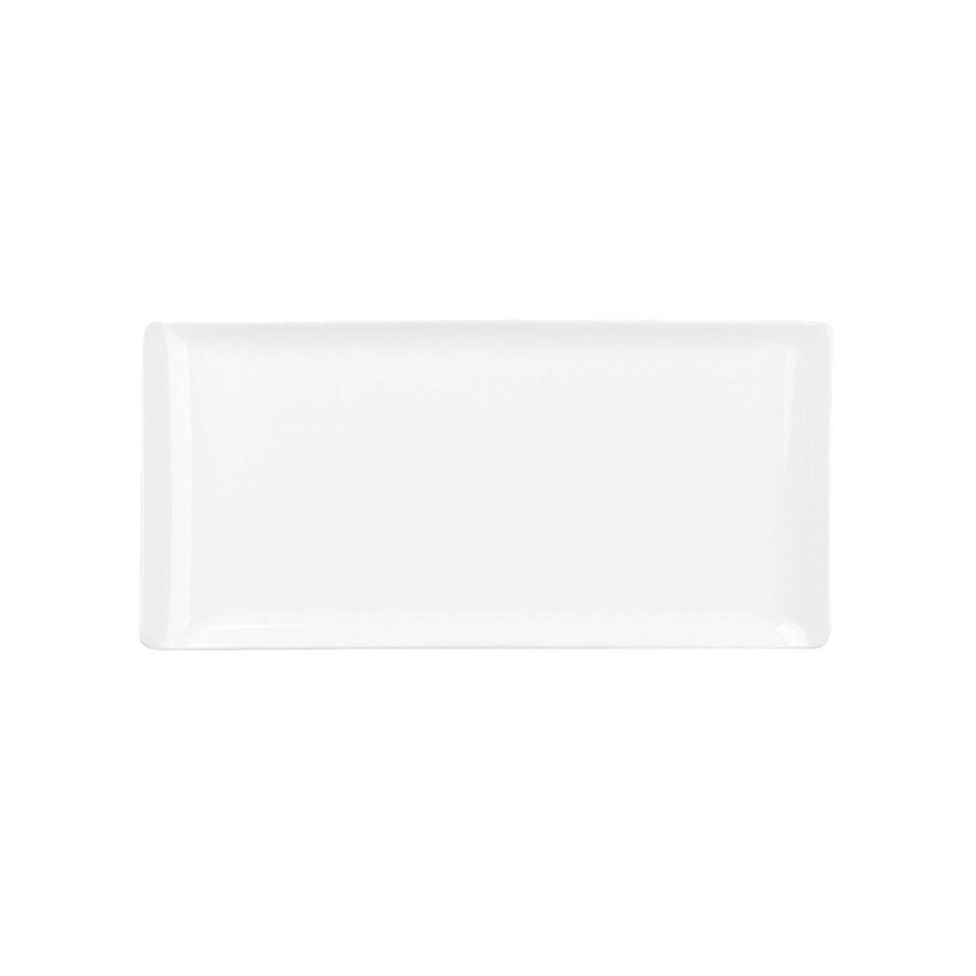 Churchill Alchemy Buffet Melamine White Rectangular Tray 30x14.5cm Pack of 6