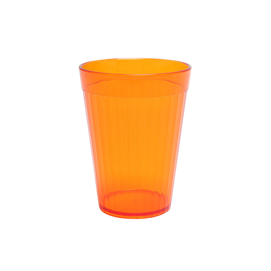 Harfield Polycarbonate Translucent Orange Tumbler 7oz 20cl Pack of 10