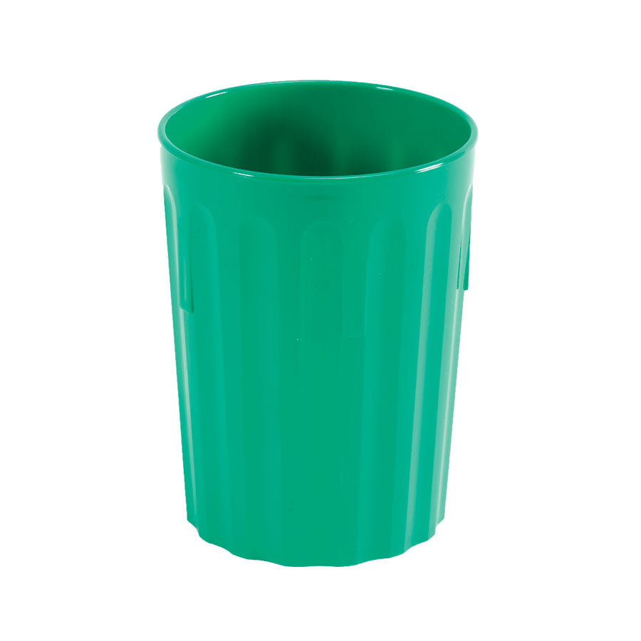 Harfield Polycarbonate Green Fluted Tumbler 9oz 25cl