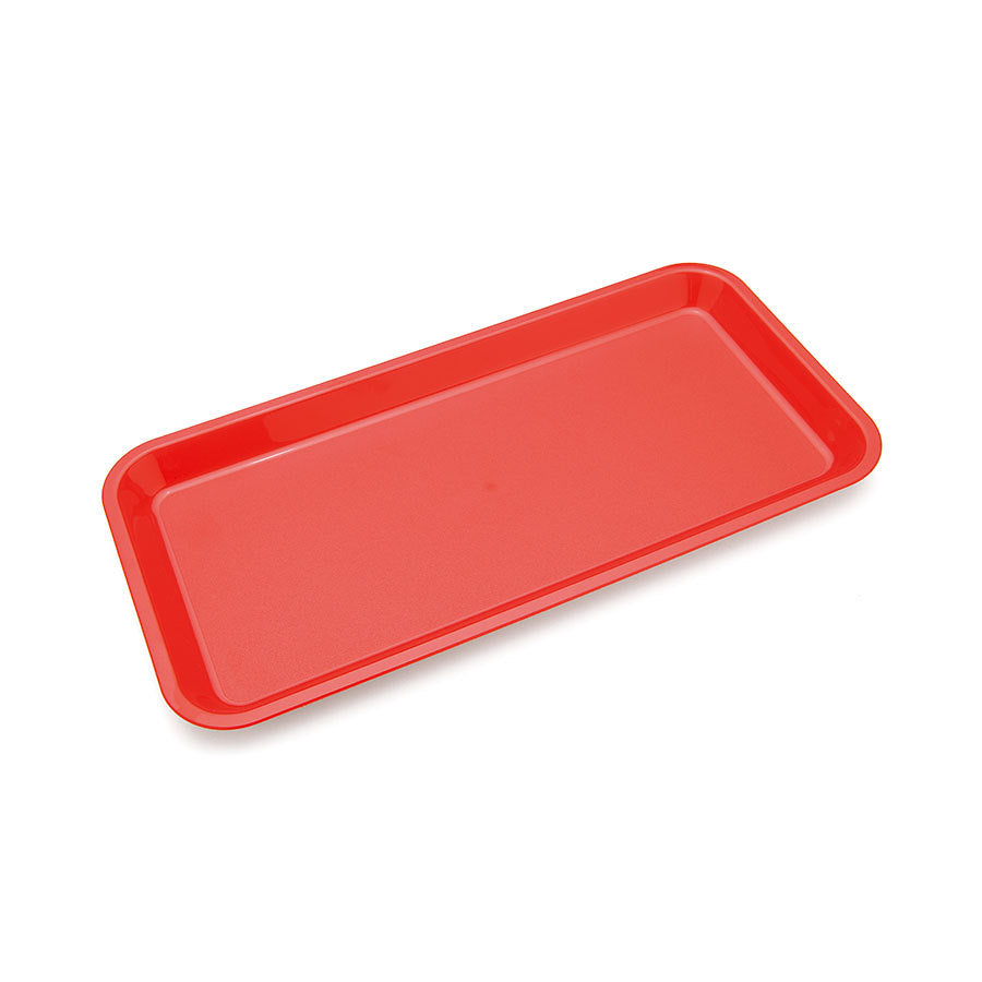 Harfield Polycarbonate Red Rectangular Individual Serving Platter 26.7x13.4x1.5cm