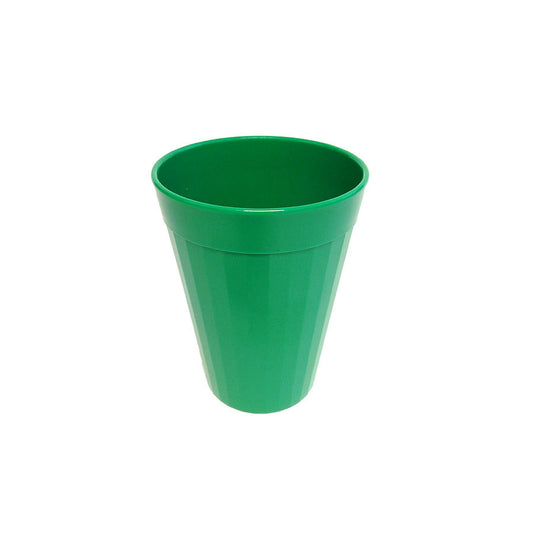 Harfield Polycarbonate Green Fluted Tumbler 5.25oz 15cl Pack of 10