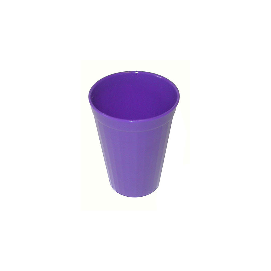 Harfield Polycarbonate Purple Fluted Tumbler 5.25oz 15cl Pack of 10