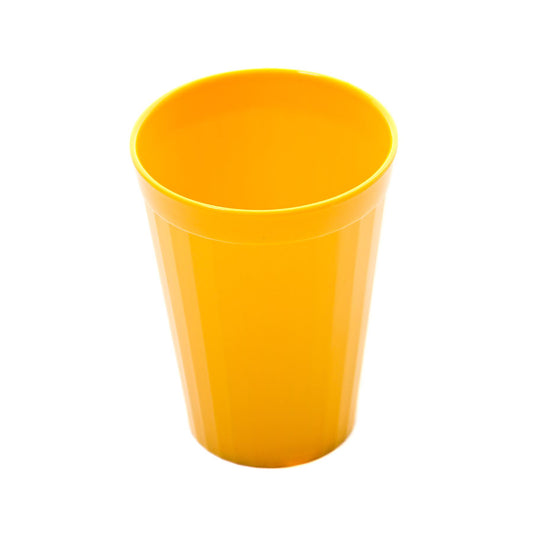 Harfield Polycarbonate Yellow Fluted Tumbler 5.25oz 15cl