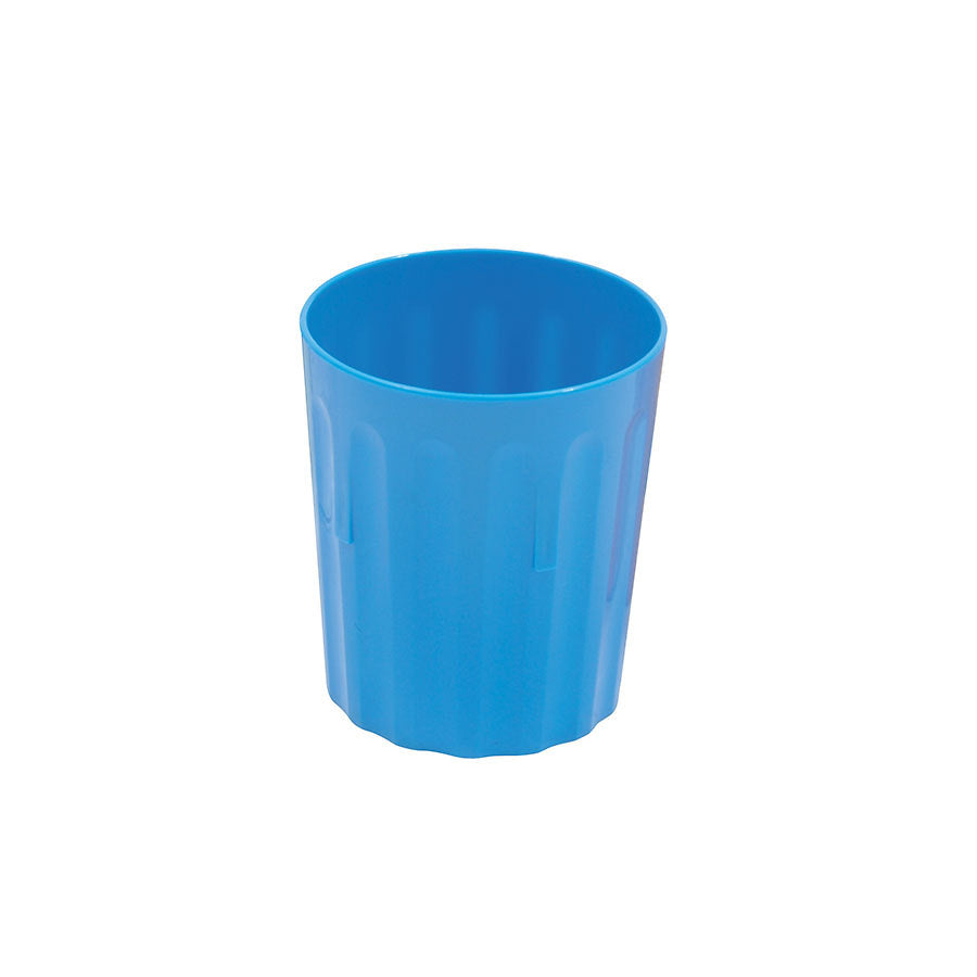 Harfield Polycarbonate Blue Fluted Tumbler 8oz 22cl