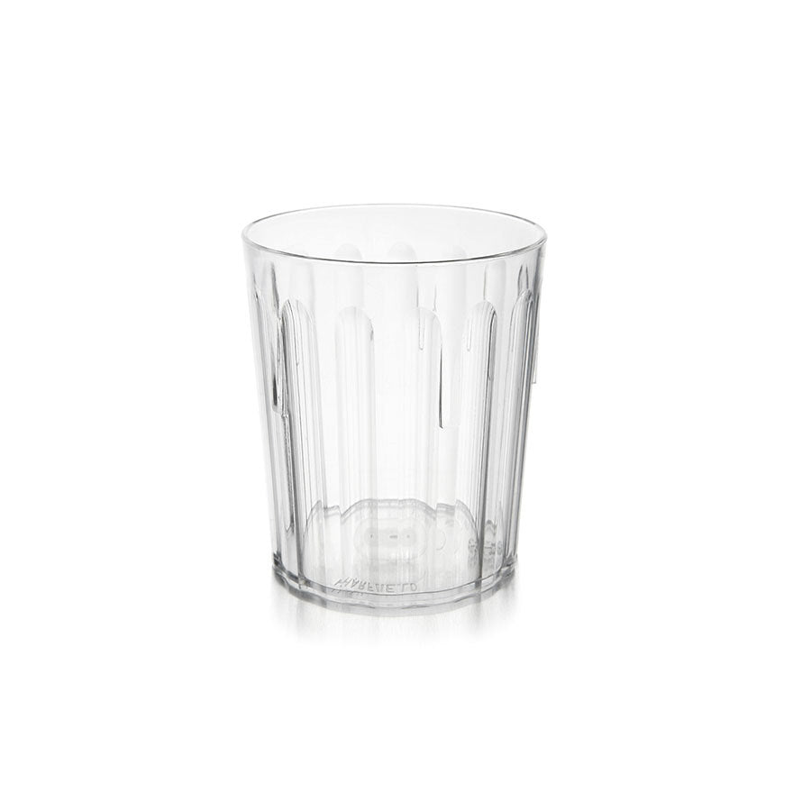 Harfield Polycarbonate Clear Fluted Tumbler 8oz 22cl