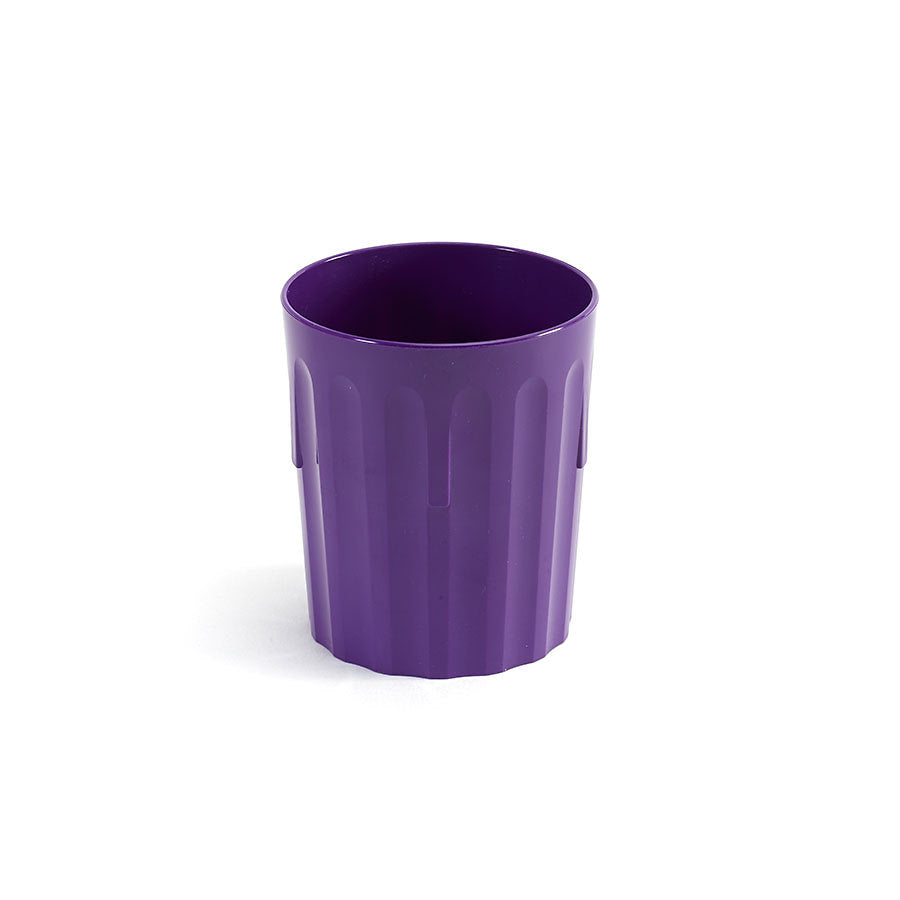 Harfield Polycarbonate Purple Fluted Tumbler 8oz 22cl