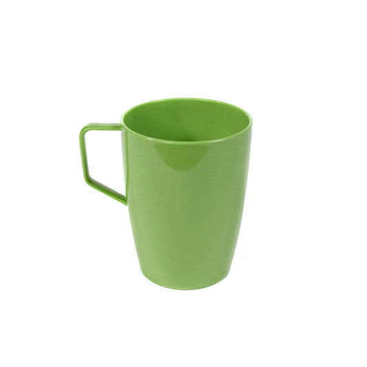 Harfield Polycarbonate Apple Green Handled Beaker 28cl 10oz Pack of 6