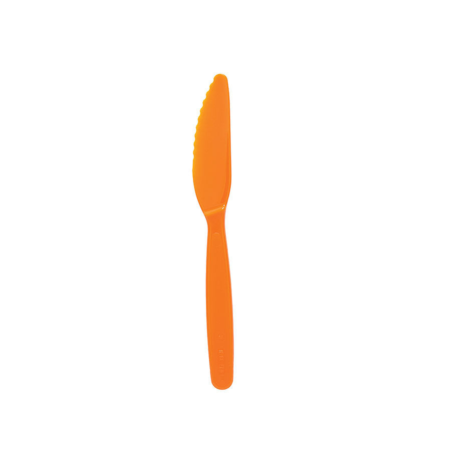 Harfield Polycarbonate Knife Small Orange 18cm Pack of 10