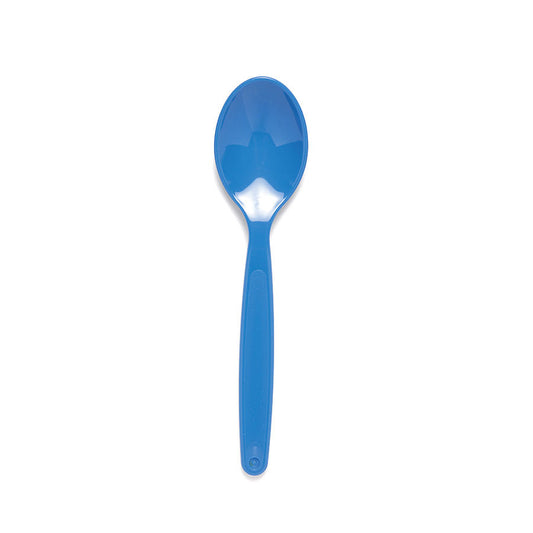 Harfield Polycarbonate Dessert Spoons Small Blue 17cm