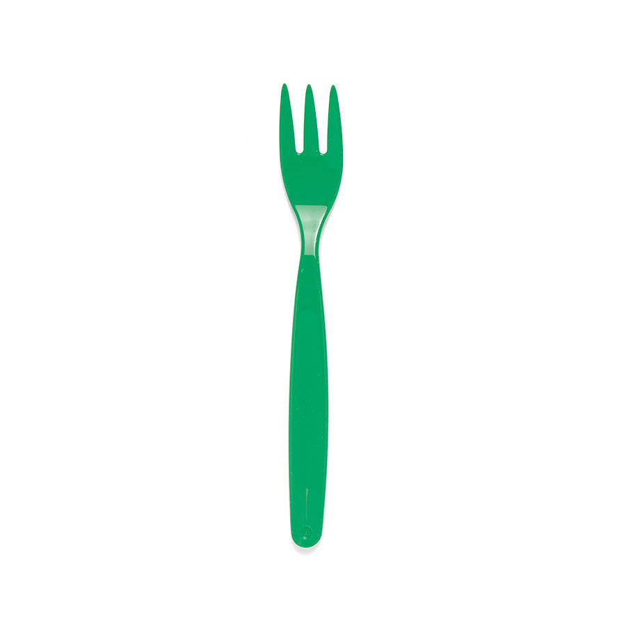 Harfield Polycarbonate Forks Small Green 17cm Pack of 10