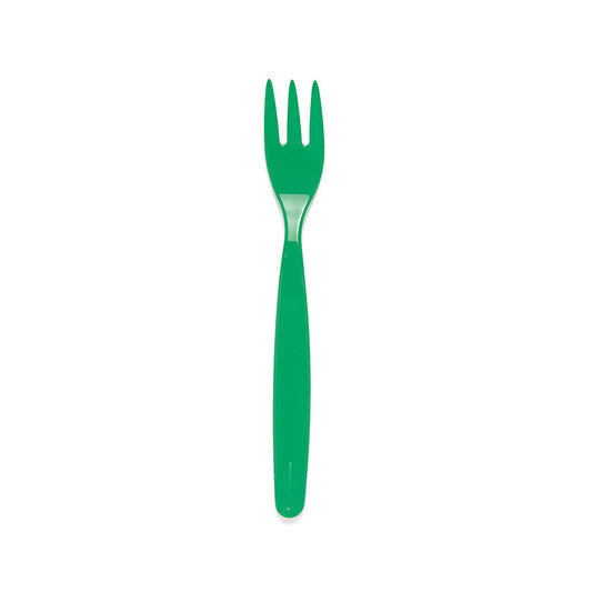 Harfield Polycarbonate Forks Small Green 17cm Pack of 10