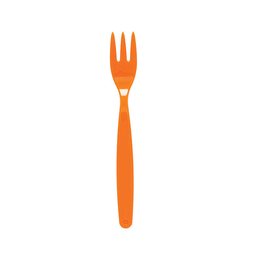 Harfield Polycarbonate Forks Small Orange 17cm Pack of 10