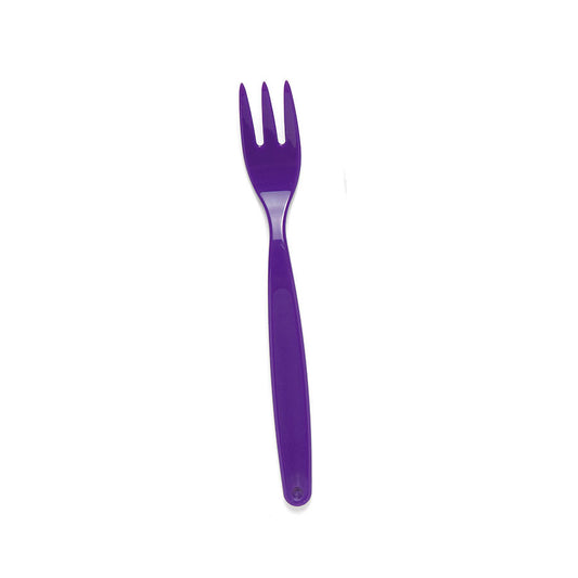 Harfield Polycarbonate Forks Small Purple 17cm Pack of 10