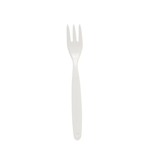 Harfield Polycarbonate Forks Small White 17cm Pack of 10