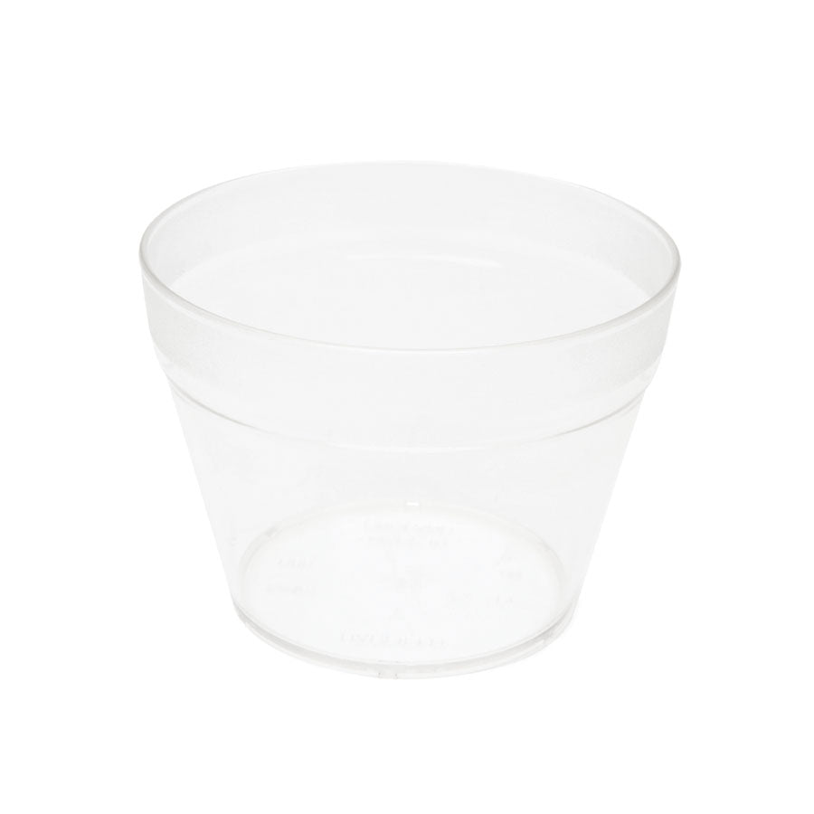 Harfield Polycarbonate Clear Round Multipot 450ml 16.6oz Pack of 10