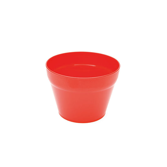 Harfield Polycarbonate Red Round Multipot 450ml 16.6oz Pack of 10