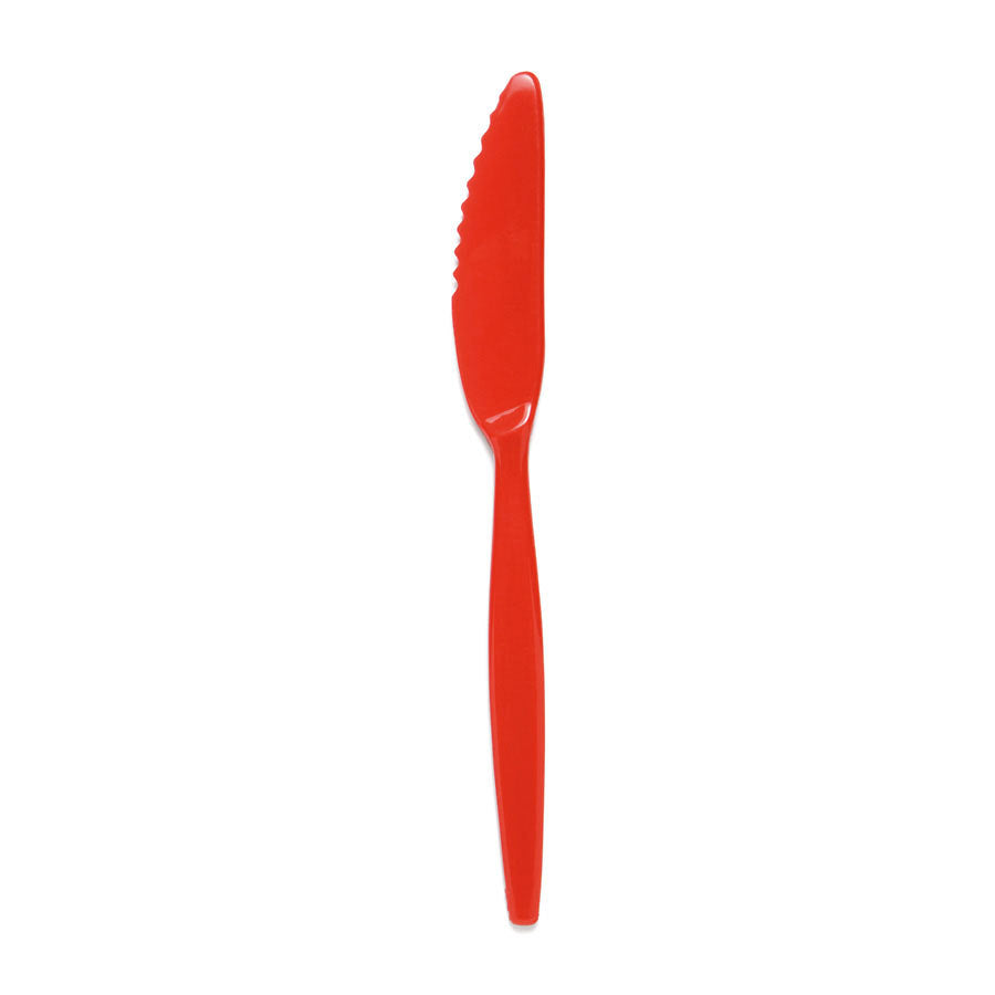 Harfield Polycarbonate Knife Standard Red 22cm Pack of 10