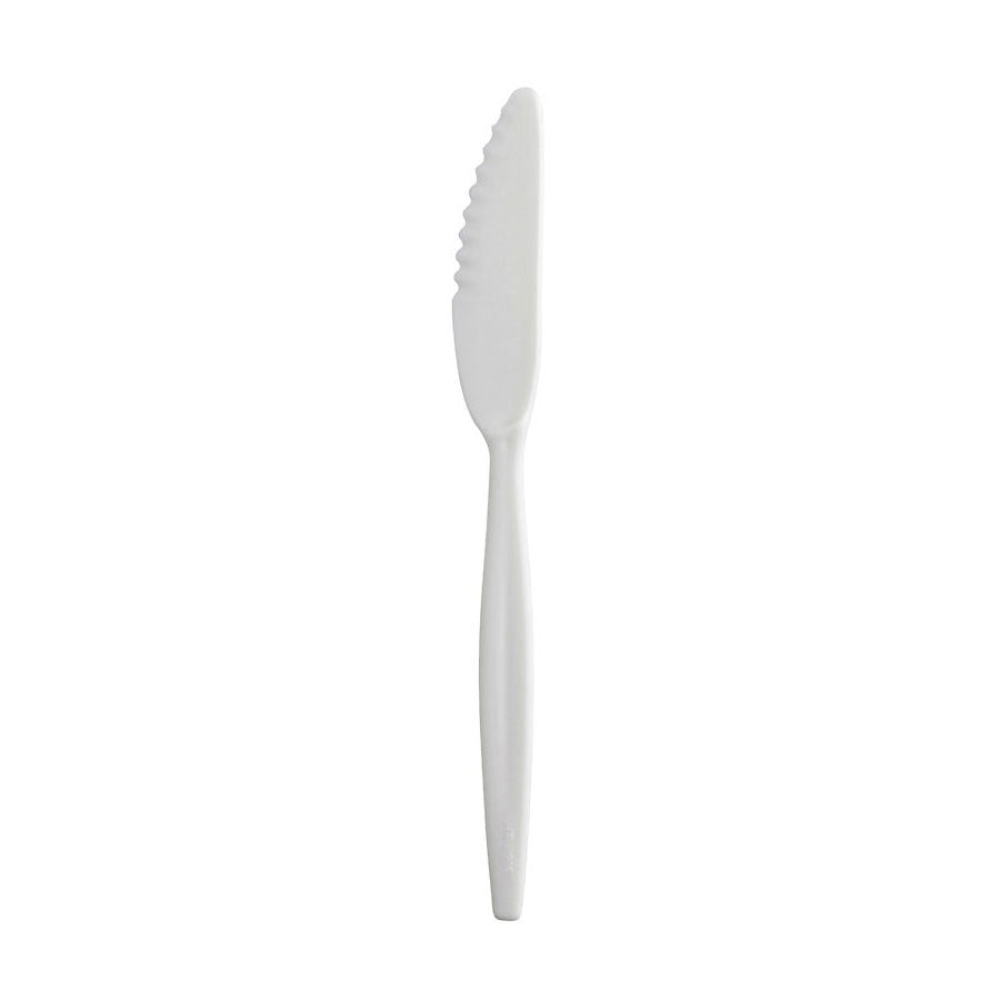 Harfield Polycarbonate Knife Standard White 22cm Pack of 10