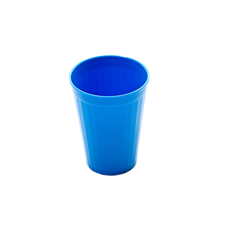 Harfield Polycarbonate Blue Fluted Tumbler 7oz 20cl