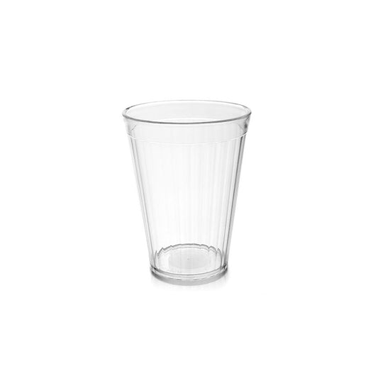 Harfield Polycarbonate Clear Fluted Tumbler 7oz 20cl