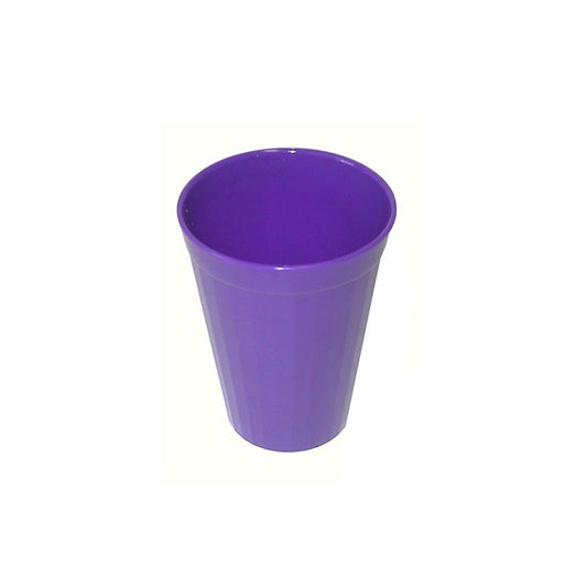 Harfield Polycarbonate Purple Fluted Tumbler 7oz 20cl Pack of 10