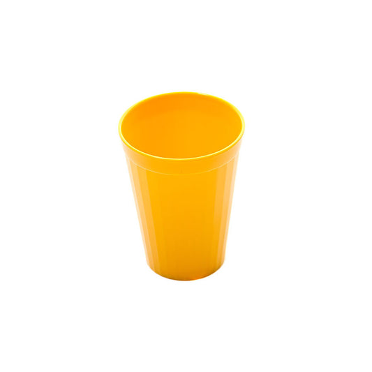 Harfield Polycarbonate Yellow Fluted Tumbler 7oz 20cl