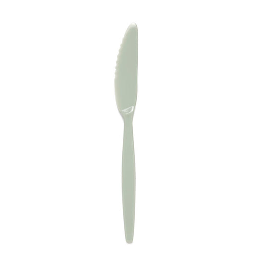 Harfield Antibacterial Polycarbonate Knife Grey Green 22cm Pack of 10