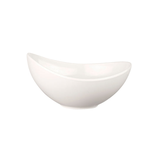 Churchill Alchemy Melamine White Moonstone Bowl 20x15.5x10cm 60cl Pack of 4