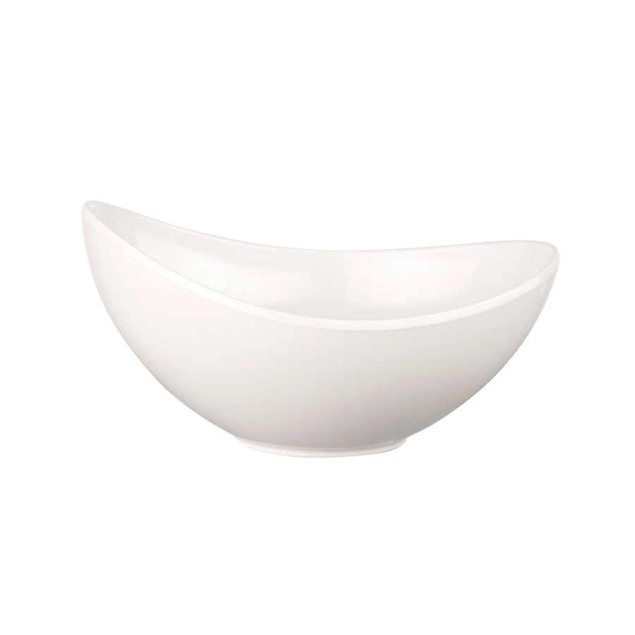 Churchill Alchemy Melamine White Moonstone Bowl 25x19.5x12.4cm 129.9cl Pack of 4