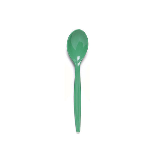 Harfield Polycarbonate TeaSpoons Emerald Green 14.5cm Pack of 10