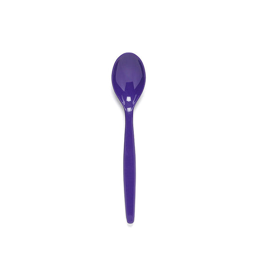 Harfield Polycarbonate TeaSpoons Purple 14.5cm Pack of 10