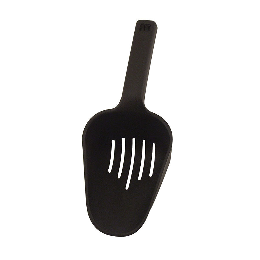 Lockhart Slotted Ice Scoop Plastic Black 10oz