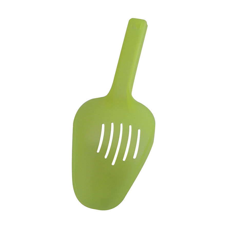 Lockhart Slotted Ice Scoop Plastic Green 10oz