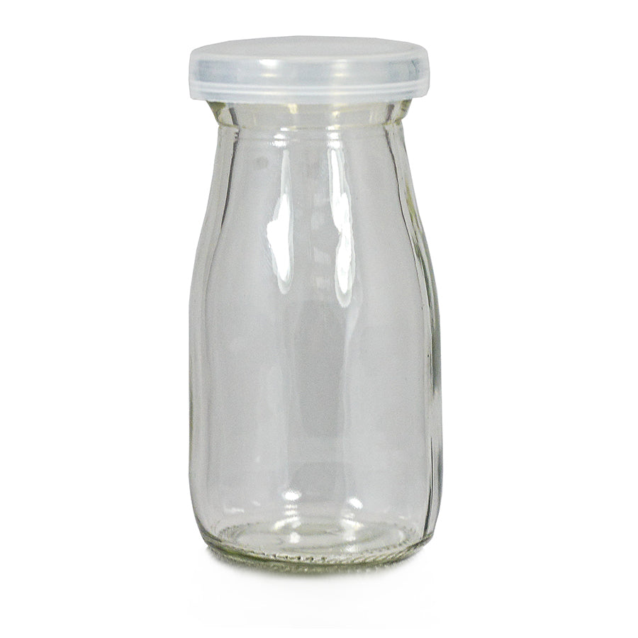 Mini Glass Milk Bottle 12cl Pack of 6