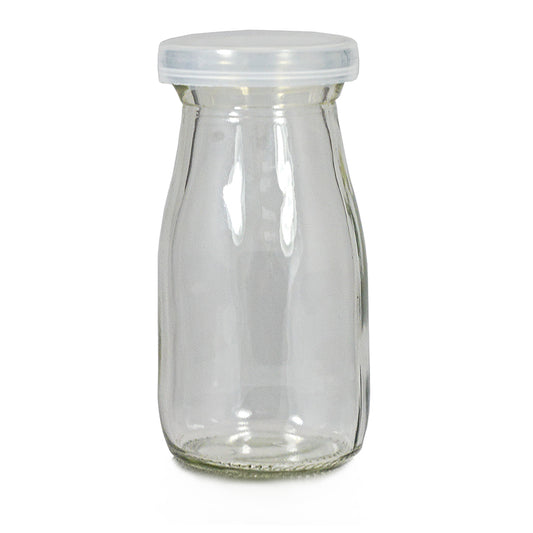 Mini Glass Milk Bottle 12cl Pack of 6