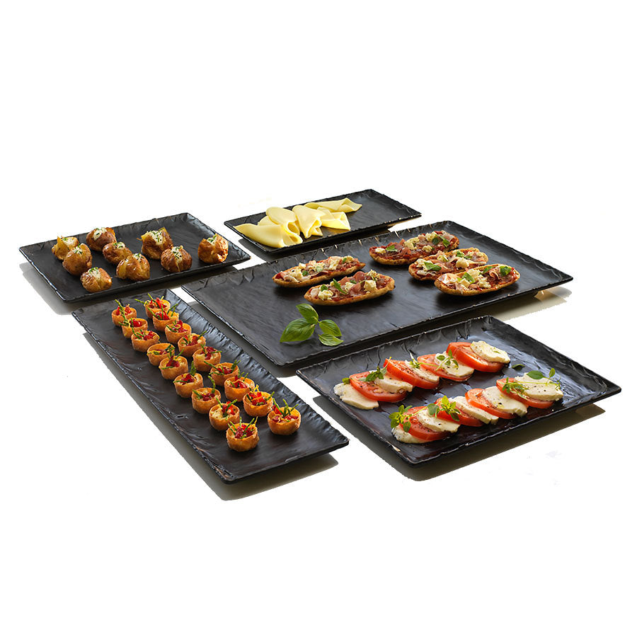 Creations Melamine Slate 1/1 Gastronorm Rectangular Platter 53x32.5cm