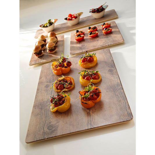 Creations Melamine Driftwood 1/1 Gastronorm Rectangular Platter 53x32.5cm