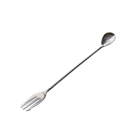 Beaumont Mezclar Cocktail Spoon with Fork 30cm