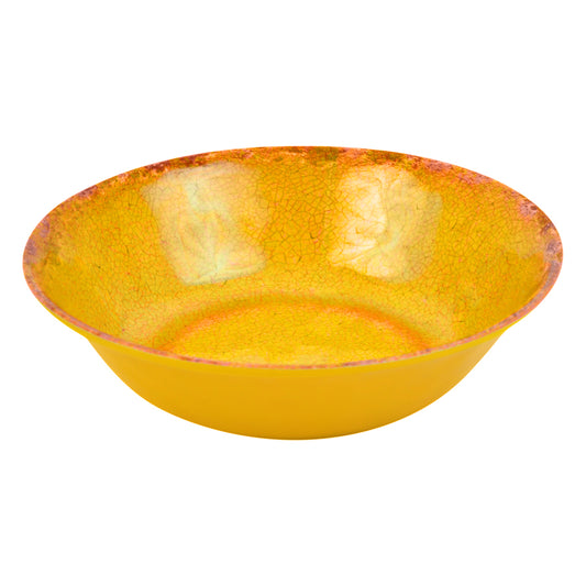 Dalebrook Casablanca Melamine Orange Round Large Salad Bowl 350x70mm 3.5 Litre