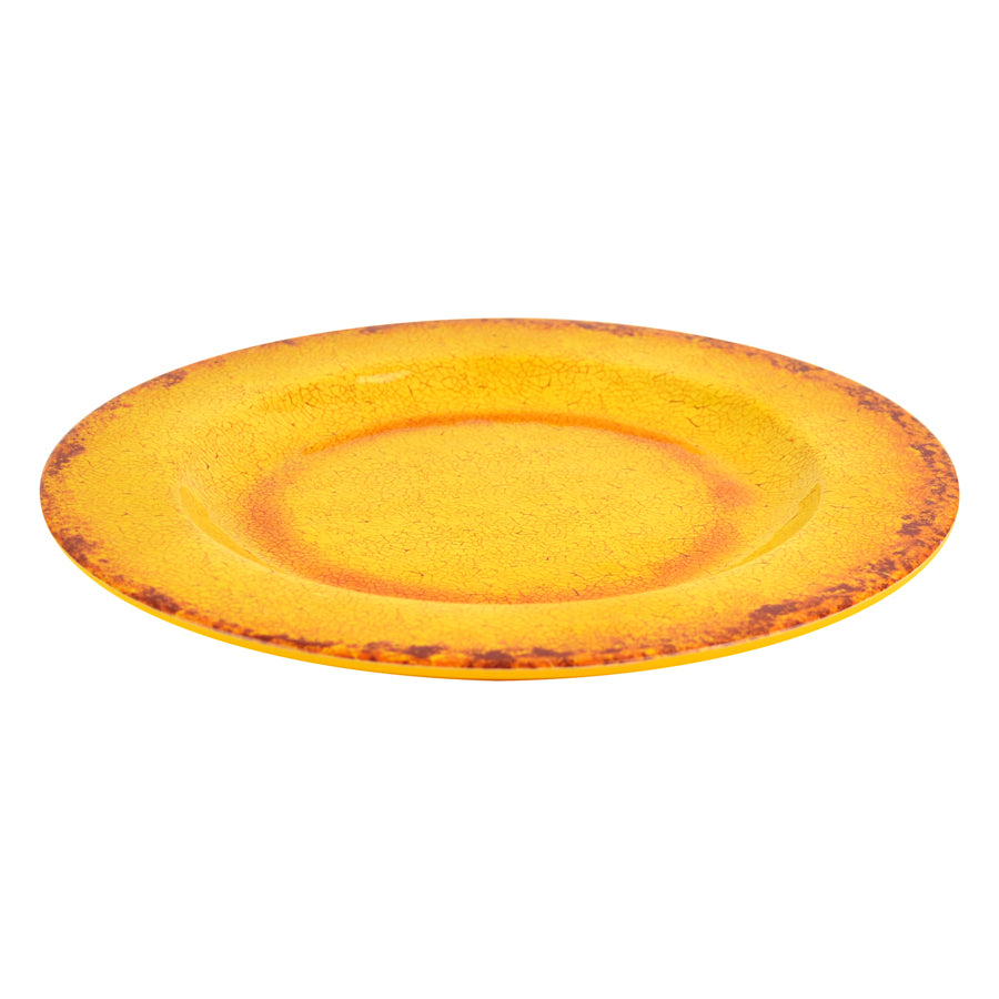 Dalebrook Casablanca Melamine Orange Round Dinner Plate 280mm