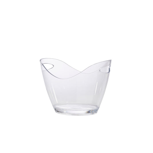 GenWare Clear Plastic Champagne/Wine Bucket Small 3Litre