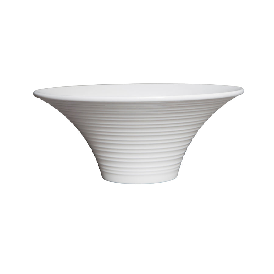 Mirage Oasis Melamine White Round Flared Buffet Bowl 35cm