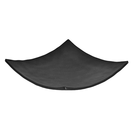 Dalebrook Pigment Melamine Noir Square Curved Plate 225x225x51mm