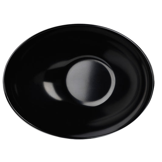 Churchill Alchemy Melamine Black Moonstone Bowl 35.5x25x18cm 450cl Pack of 2