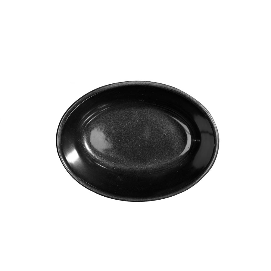 Churchill Cookware Vitrified Porcelain Metallic Black Round Pie Dish 13.5cm 50cl 17.6oz Pack of 12