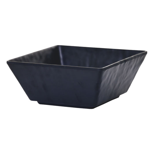 Mirage Martello Melamine Black Square Bowl 24cm 3 Litre