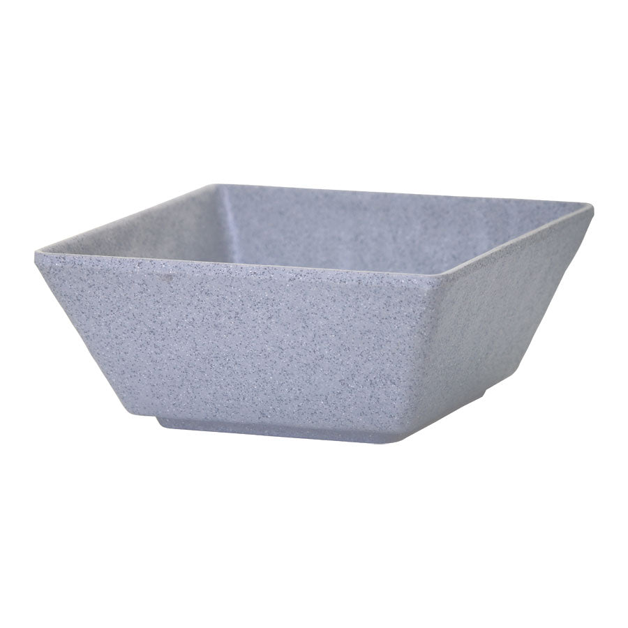 Mirage Martello Melamine Grey Square Bowl 24cm 3 Litre