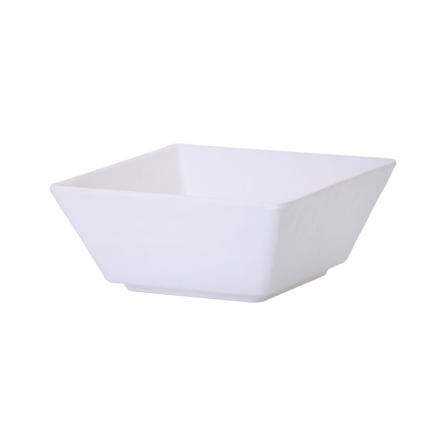 Mirage Martello Melamine White Square Bowl 20cm 2 Litre