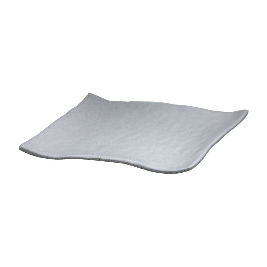 Mirage Martello Melamine Grey Square Platter 28cm