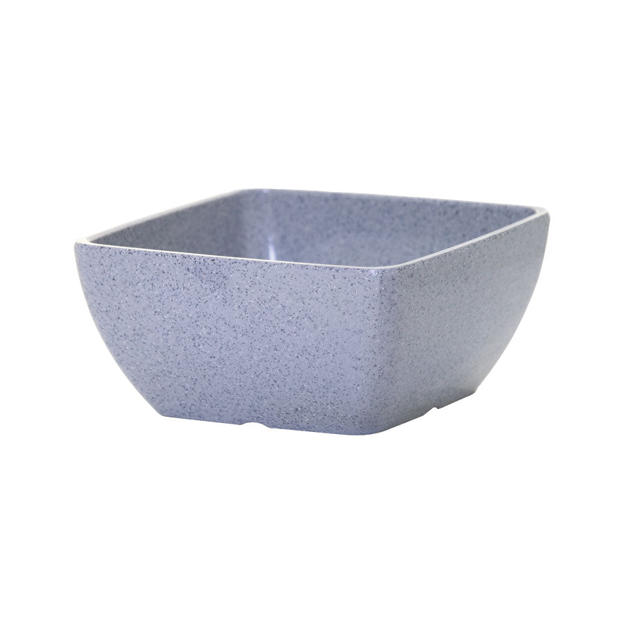 Mirage Piazza Melamine Grey Square Bowl 24.5cm 4 Litre